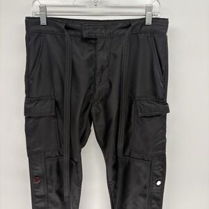 MNML Nylon Track Cargo Pants Button & Zip Leg Opium Avantgarde Rick Style Men 28